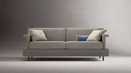 These sofa beds with high legs.