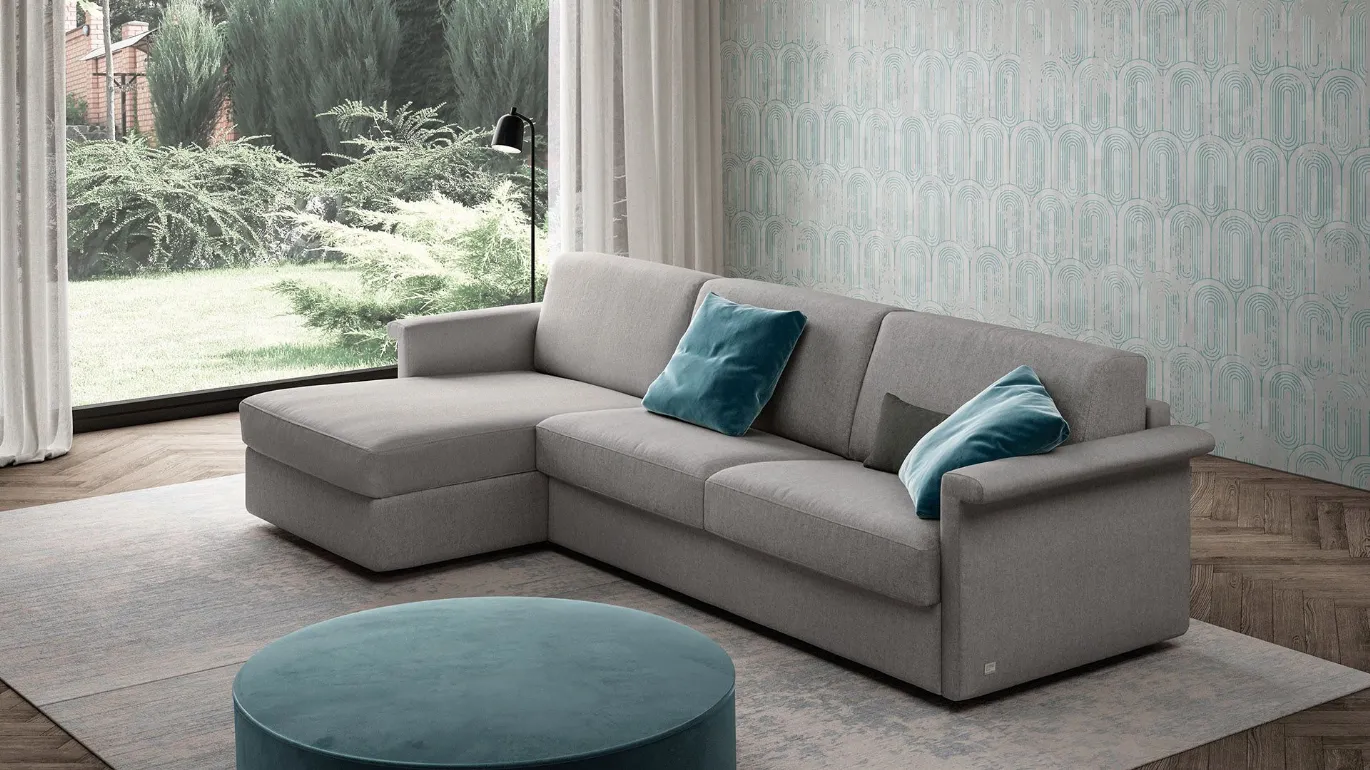 Titus sofa bed with chaise loungue