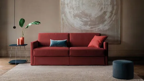 modern red sofa bed