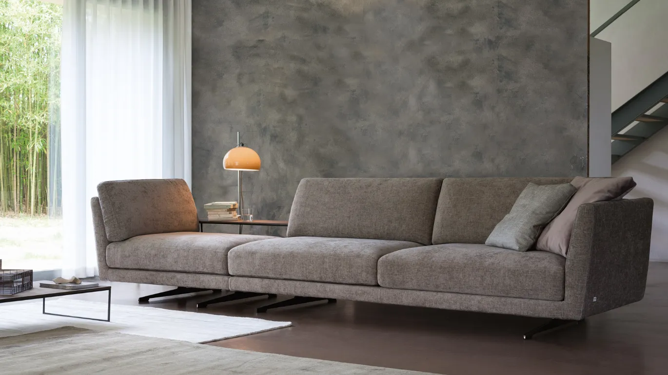 linear sofa along Gregory