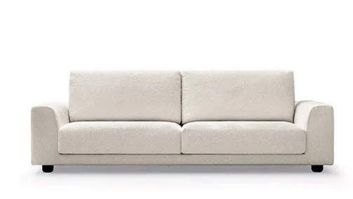    comfortable white sofa