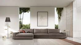 Vision large sofa with comfortable peninsula